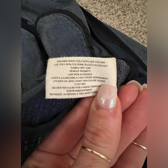 Anthropologie Denim Peplum Jean Jacket - Picture 9 of 11